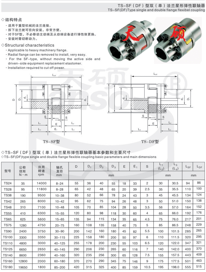 彈性聯軸器,星形彈性聯軸器,XL型星形彈性聯軸器