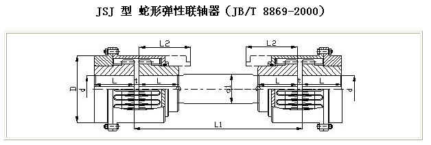 JSJ型--接中間軸型聯軸器